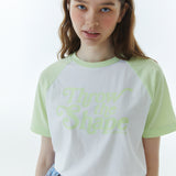 RVSラグランTシャツ グリーン