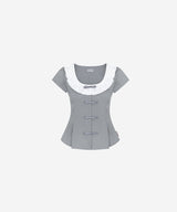 【ディスプレイ商品】べべリボンフリルブラウス