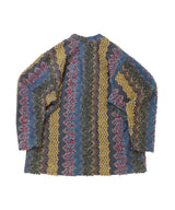 BOUCLE BOHEMIAN HERITAGE CARDIGAN (Blue)