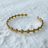 Golden Rhombus Bangle