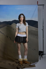 BANDING PLEATS SKIRT
