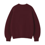 [Unisex] RÉSERVE BUTTON OVER FIT CARDIGAN [BURGUNDY]
