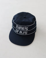 Stripe snapback ball cap