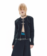 SLIDERLESS ZIP CARDIGAN