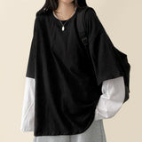 Xion Boxy Fit Layered Long Sleeve T-shirt