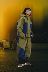 UNUSUAL HOODED JACKET KHAKI