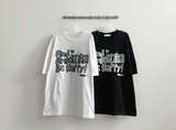 ラスボクシーフィット半袖 T シャツ