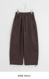 [unisex] ミヒカットワイドバンディングパンツ