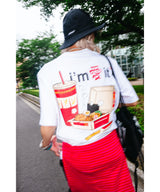 アイ ラブ ファスト ヌードルズ Tシャツ ホワイト