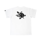 TURTLE LOGO T-SHIRTS - WHITE