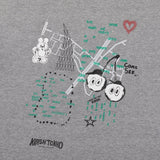 KIRSH X TOKYO CITY ARTWORK T-SHIRT - GRAY  