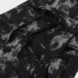 tie-dye wide cargo pants_black
