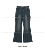 Zesty Cargo Bootcut Denim Pants