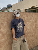 スケーリーレタリングショートスリーブドTシャツ 3C