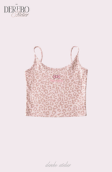 モブ レオパード スリーピース トレーディング セットアップ (SLEEVELESS TOP)