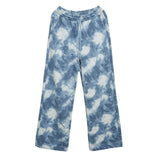 WASHED PANTS BLUE