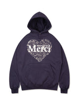 [起毛]UNISEX Chain Essential Fit Heavy Terry Hood Navy (FCE4TS651K)