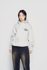 24FW ワールドツアースクリプトロゴフーディー グレー