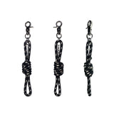 rope keyring (black)
