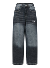 NEDEN DENIM WIDE WASHED PANTS (2COLOR)