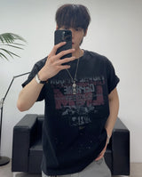 ハウウッド ヴィンテージ スプラッター ショートスリーブTシャツ