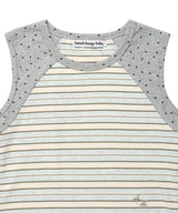 MULTI STRIPED SLEEVELESS BLUE(CV2GMFT581A)