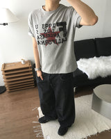 リックス クロップ プリンテッド ショートスリーブ Tシャツ