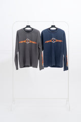 スピンファイヤーヴィンテージワッフルクロップ長袖Tシャツ