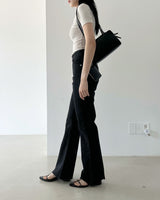 shade bootscut black jean