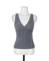 nudi hair wrap v sleeveless top