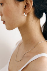 Noir Hoop Earrings