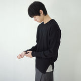 layer button knit
