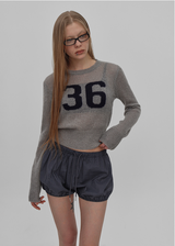 [MADE] Kenny Jacquard See-Through Knit