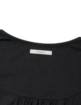 ラッフル タイ トップ(CHARCOAL)