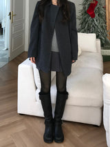 Innerf Wool Half Coat (3 colors)