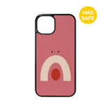 【MADE】シェイププレイ!_ピンクエモーションiPhoneケース [グロッシーグラス/Magsafe]