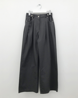 テッド ピンタック タブ パンツ (3color)