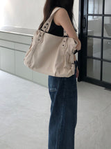 Cust Leather Shoulder Bag (3 colors)