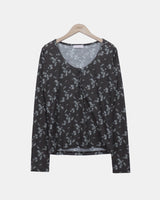 Sage Flower Long-Sleeve T-Shirt