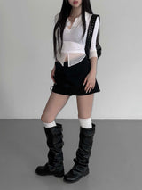 wasn’t stud shoulder bag
