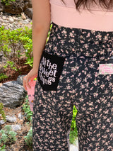 Sweet Flower Pants_black