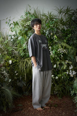 MU-WI PRT.ボックス 1/2 Tシャツ (Charcoal)