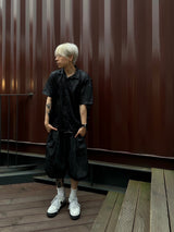 Shining string short sleeve shirt 3C