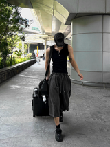 Pigment Silver Charcoal Bermuda Training Pants
