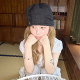 summer lace beanie black