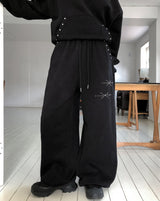 Glint Brushed Fleece Studded Training Pants