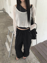 リベット ツーウェイ パンツ (2 colors)