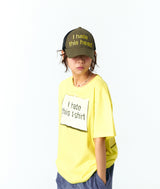 アイヘイトディスTシャツ (YELLOW)