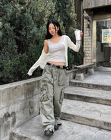 Pitt Vintage Utility Pocket Cargo Pants