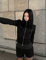Mix Texture Two-Way Pocket Setup Pants
